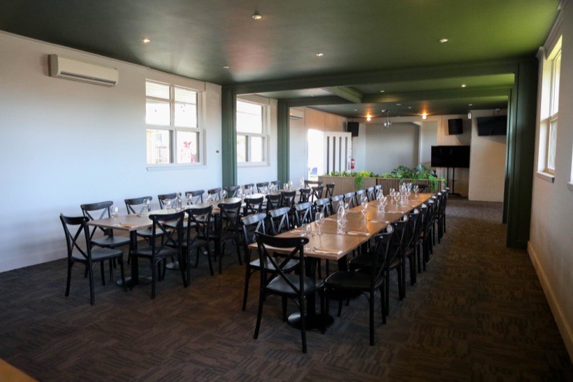 The function room from the corner